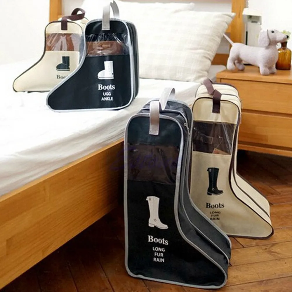 Long Ankle Boots Leather Shoes Storage Bag Organizer