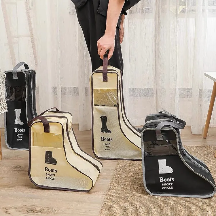 Long Ankle Boots Leather Shoes Storage Bag Organizer