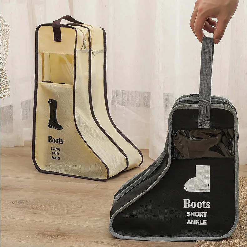Long Ankle Boots Leather Shoes Storage Bag Organizer