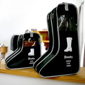 Long Ankle Boots Leather Shoes Storage Bag Organizer