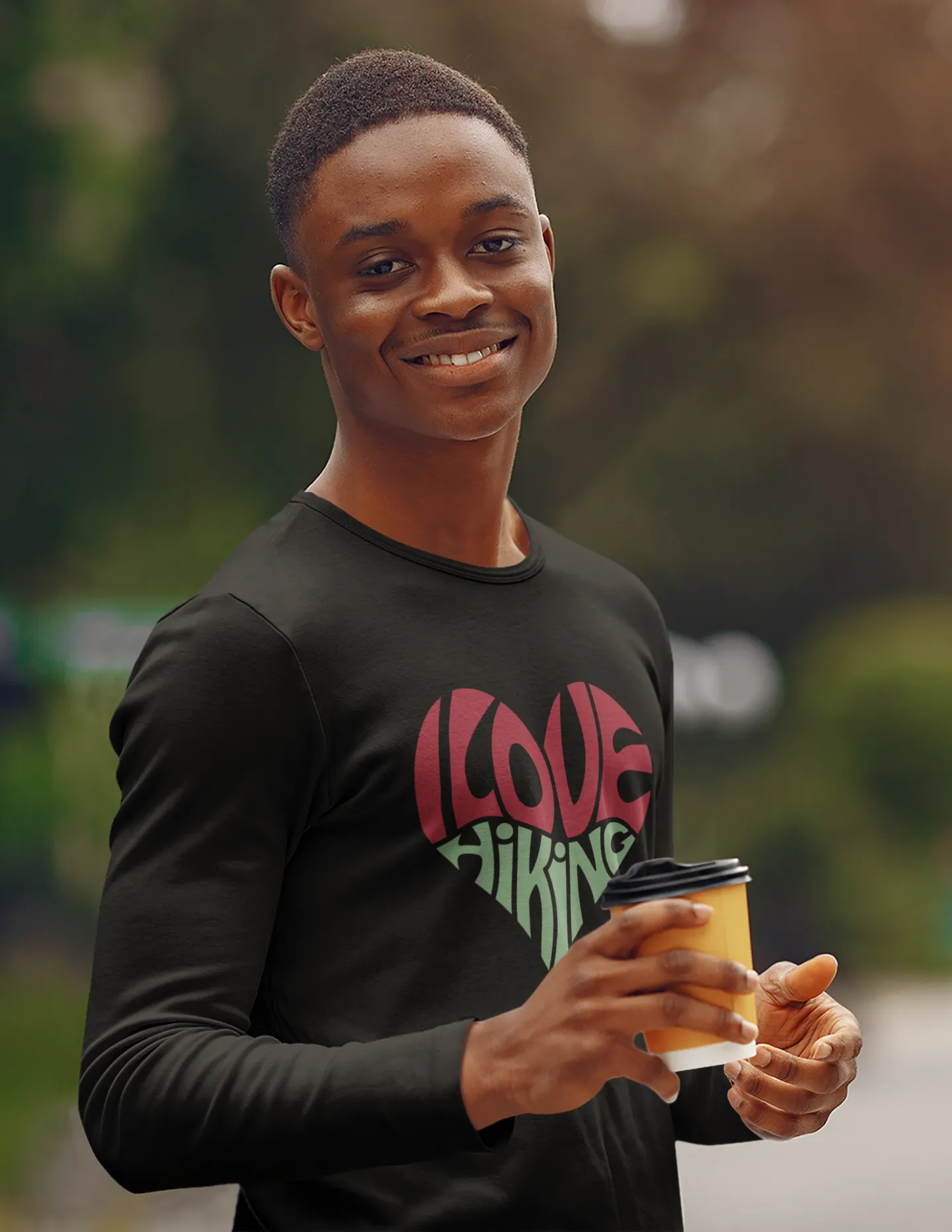 LOVE HIKING LONG SLEEVE TEE