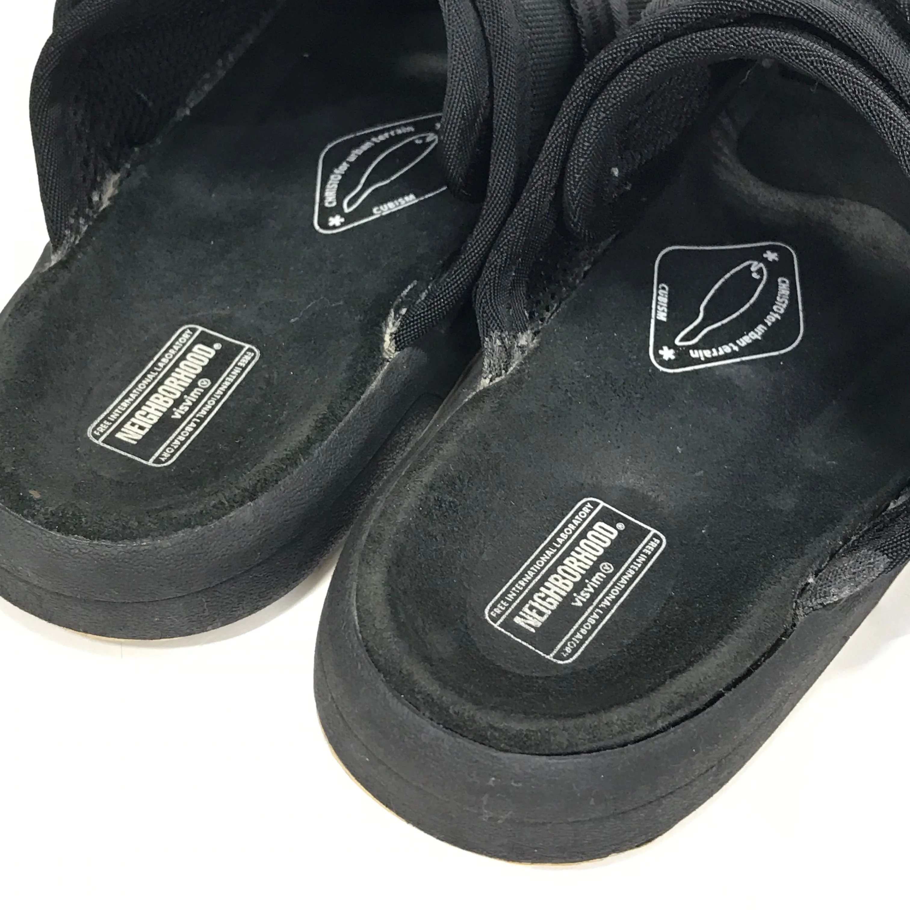 [M] Visvim x Neighborhood Christo Sandals Black