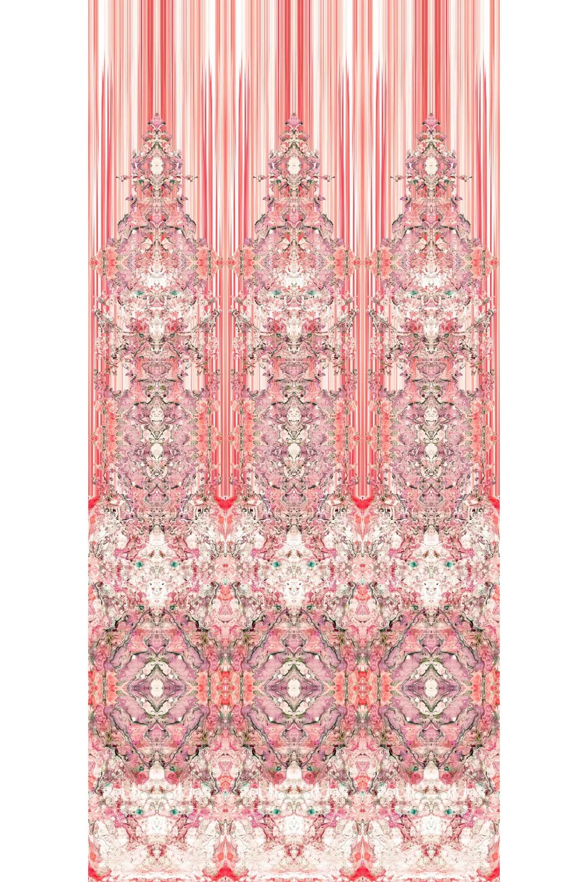 marble damask wallpaper panel