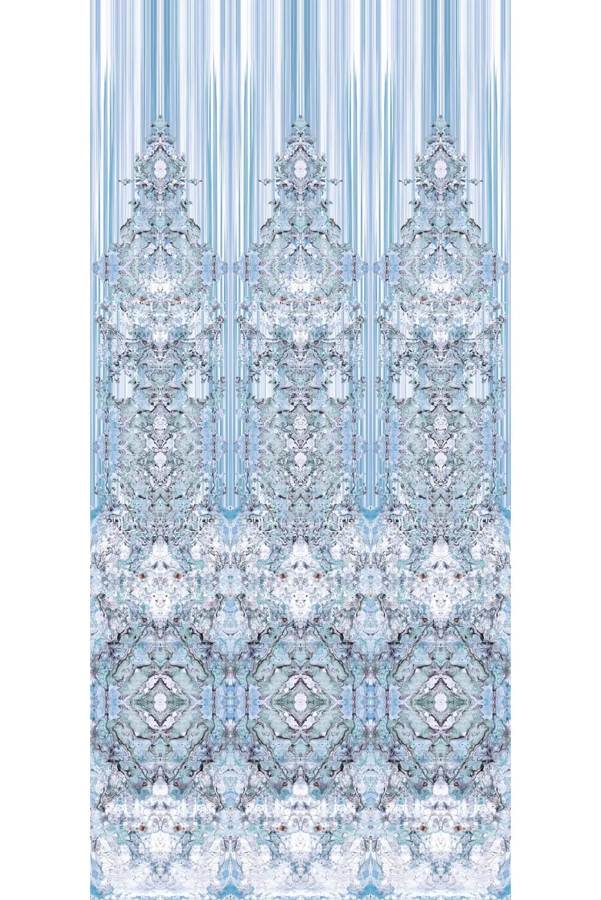 marble damask wallpaper panel