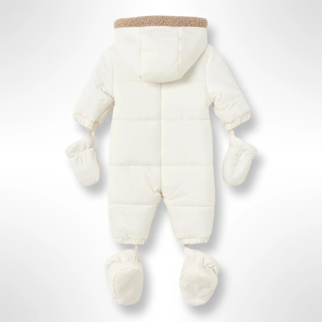 Mayoral Baby Cream Teddy Snowsuit