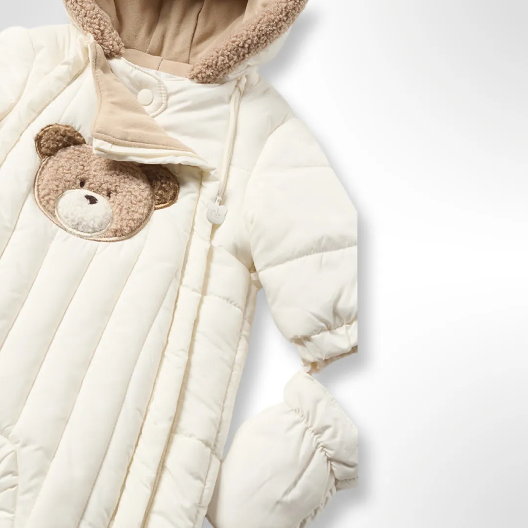 Mayoral Baby Cream Teddy Snowsuit