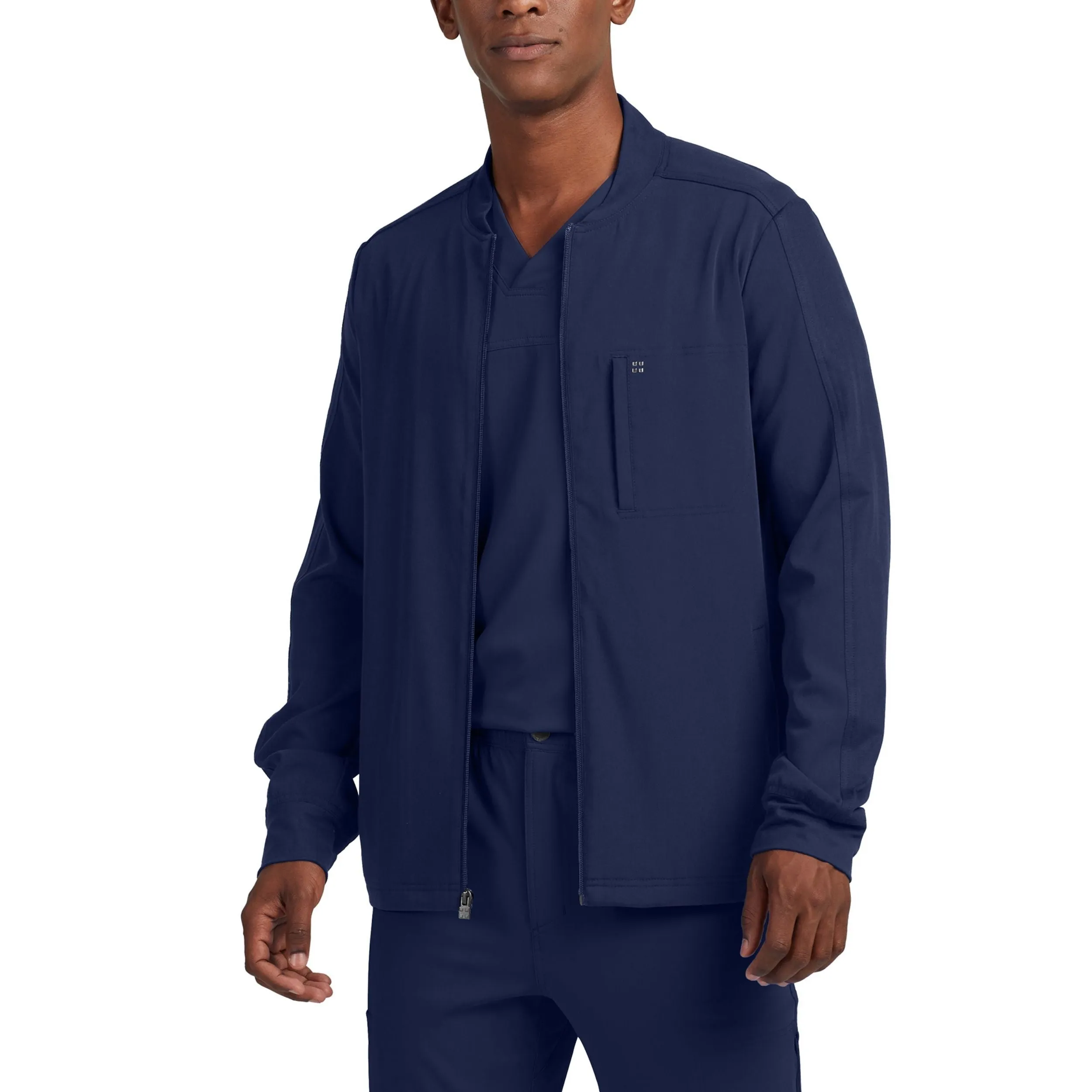 Men's 3-Pocket Scrub Jacket