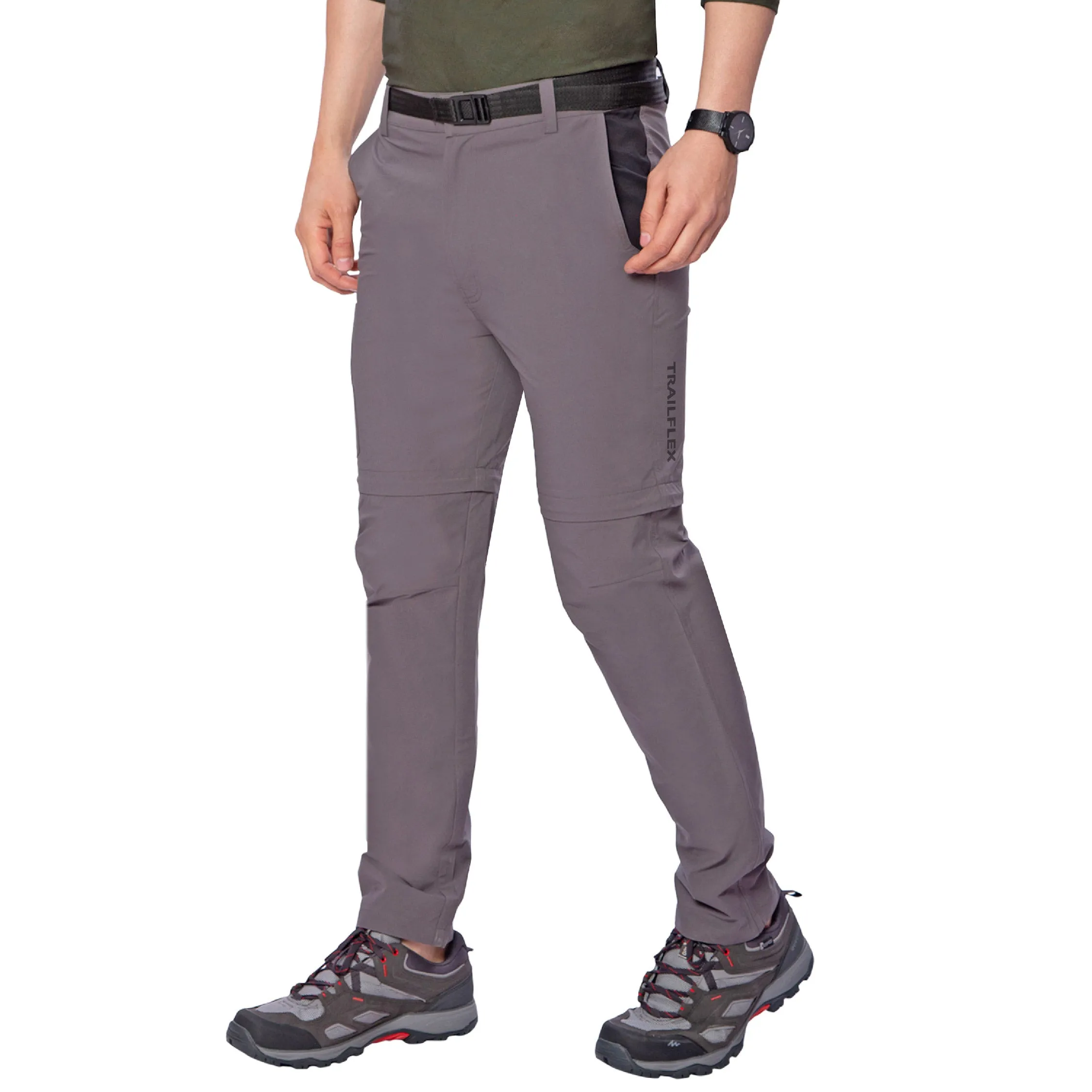 Men's Stretchable Pants for Hiking and Trekking with Detachable Lower