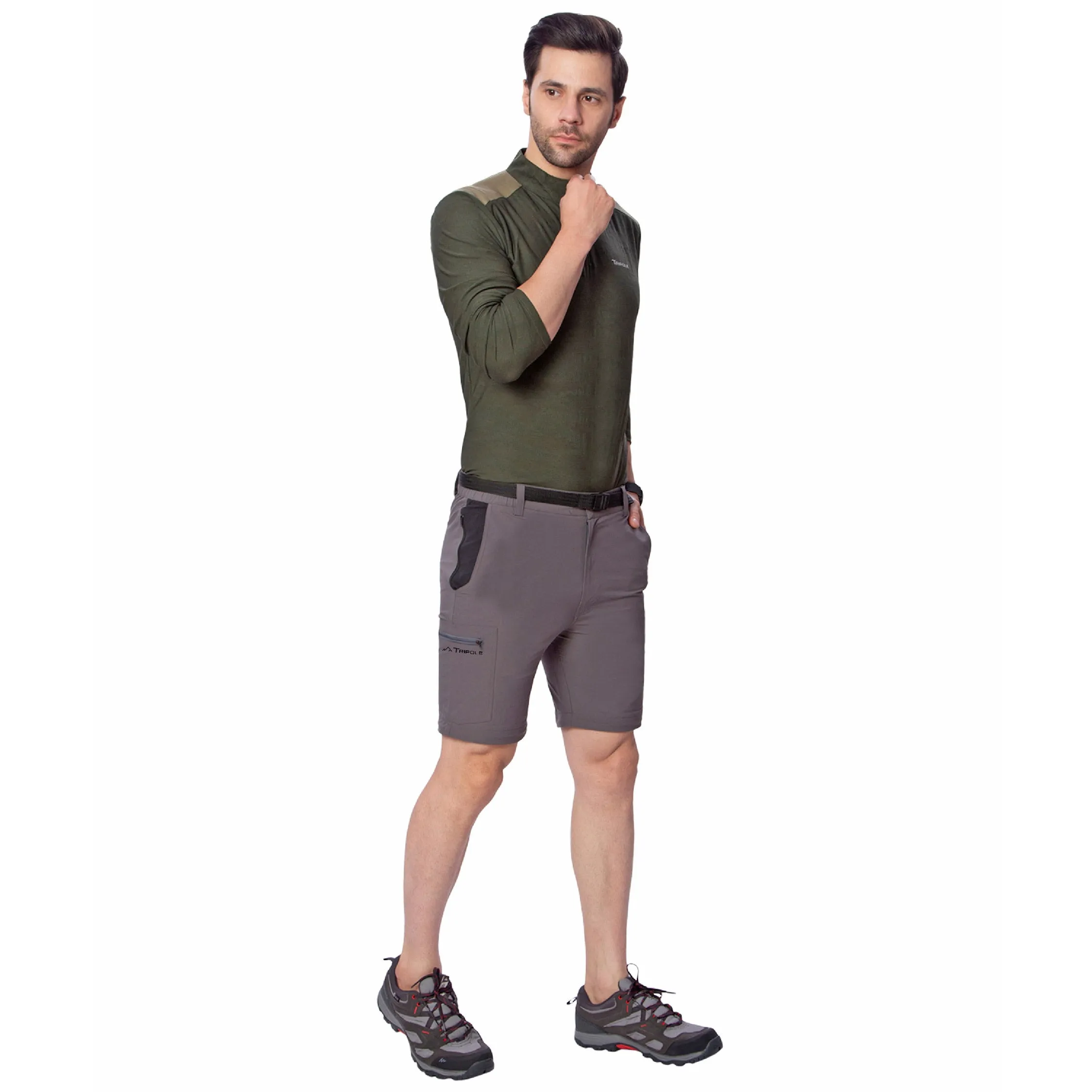 Men's Stretchable Pants for Hiking and Trekking with Detachable Lower