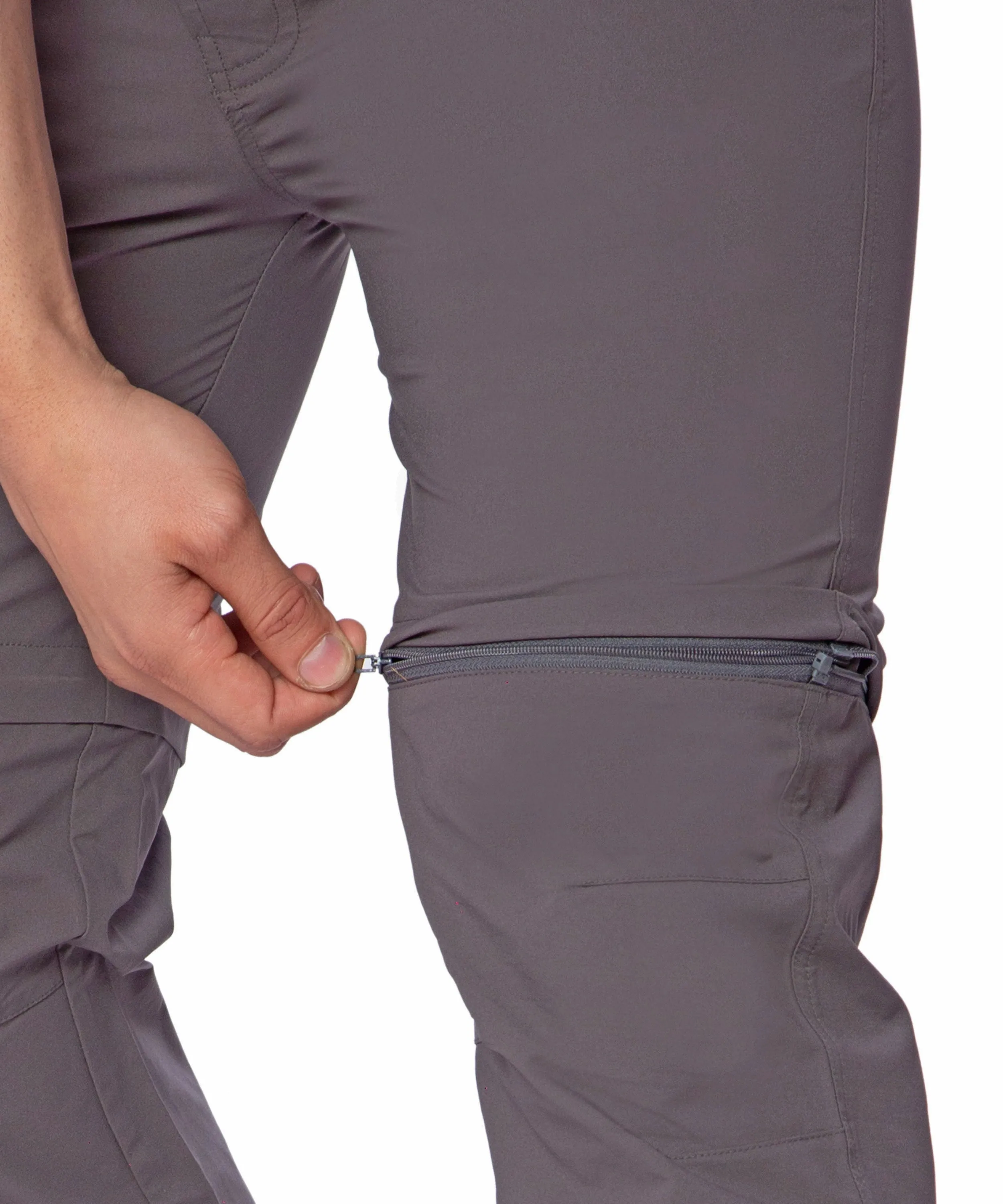 Men's Stretchable Pants for Hiking and Trekking with Detachable Lower