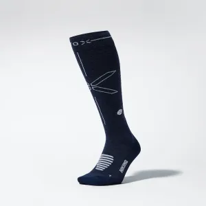 Merino Hiking Socks Women | Blue / Light Grey