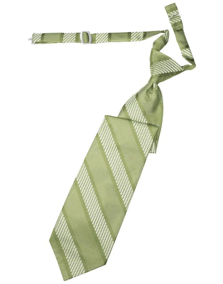 Mint Venetian Stripe Necktie