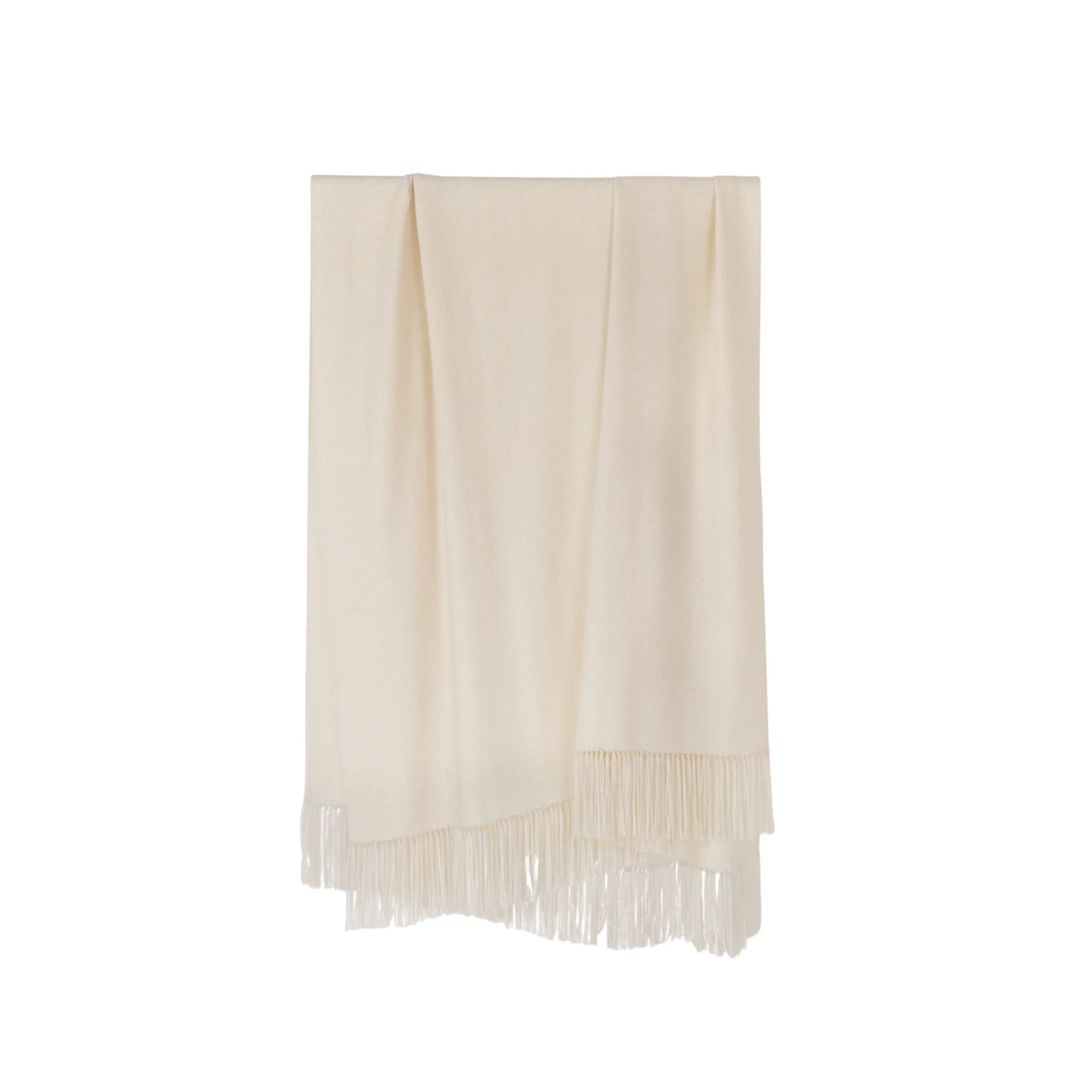 MINTA Collection Large Throw: White Willow