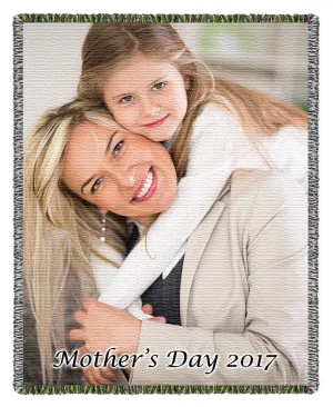 Mothers Day Woven Blankets