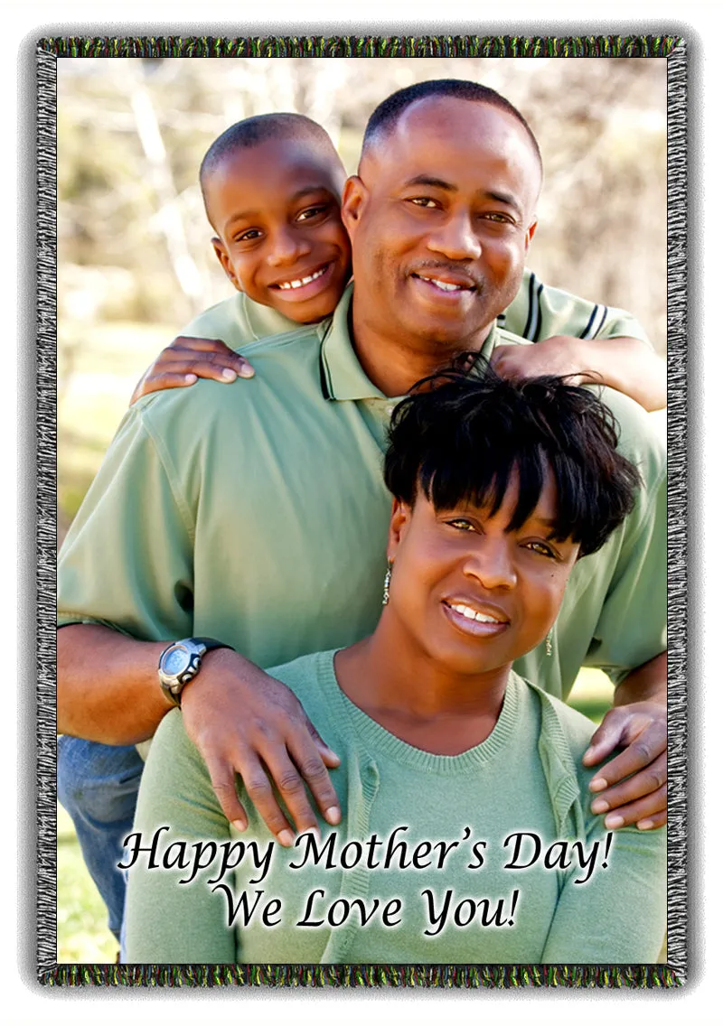 Mothers Day Woven Blankets