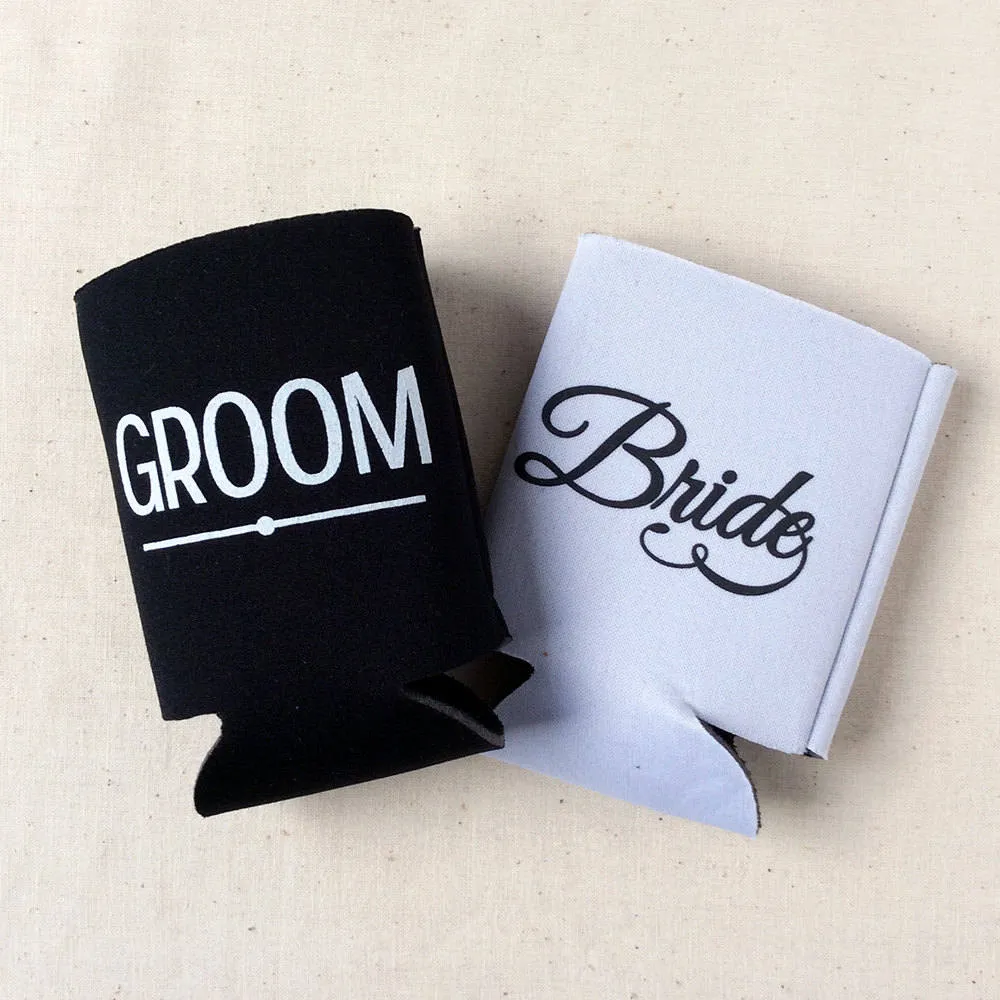 Neoprene Wedding Can Cooler #209N - It All Started With A Beer