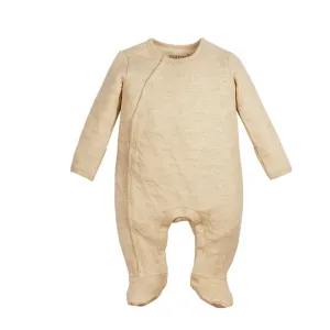 Neutral Baby Clothes: Organic Thermal Footie Romper
