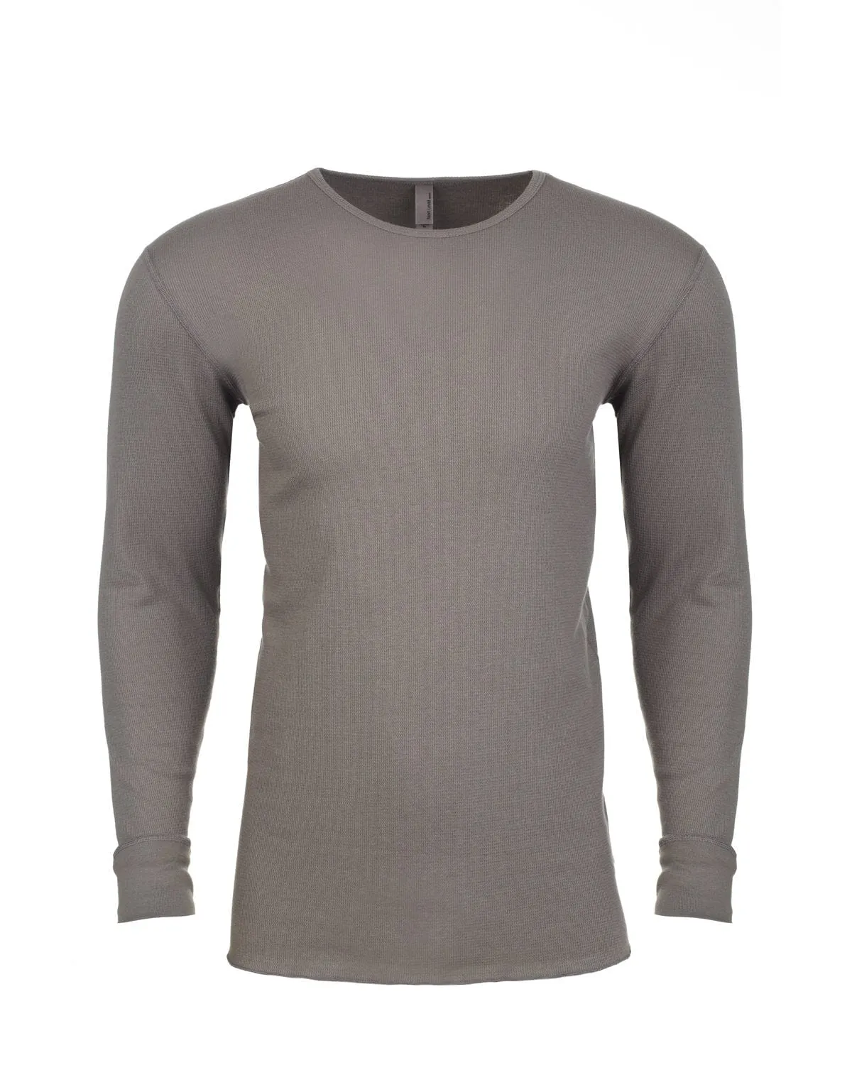 Next Level Mens Blended Thermal Tee | Warm Gray