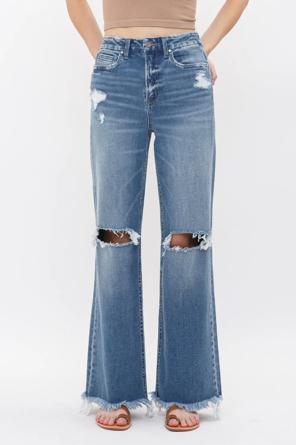 Nice To See You Wide Leg Jeans