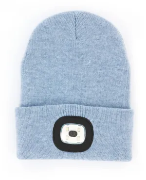 Night Scope Brightside Rechargeable LED Beanie || Blue