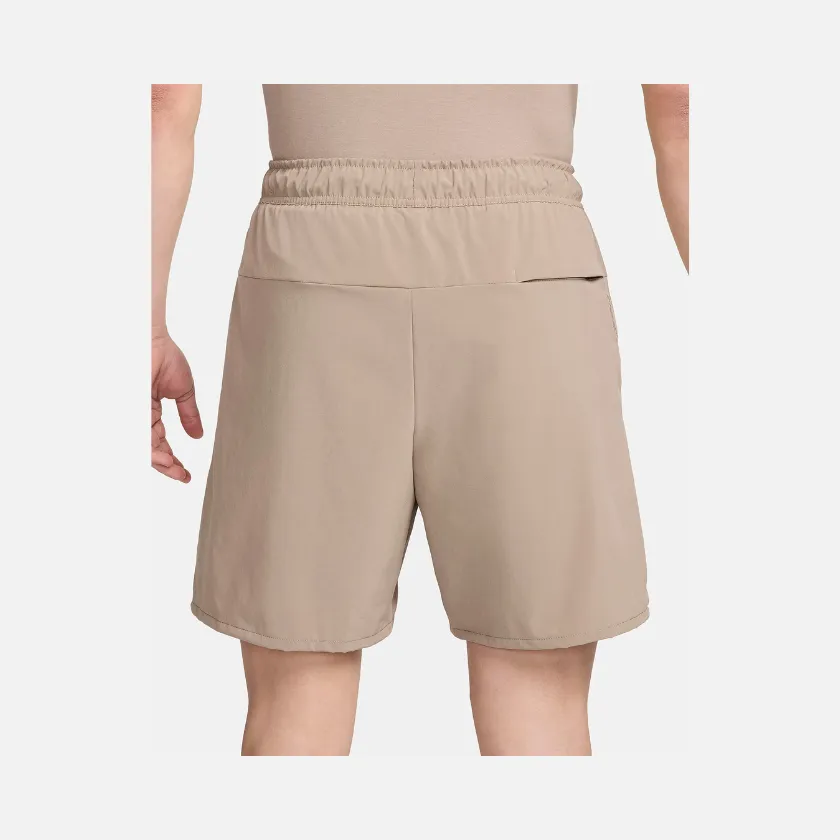Nike Dri-FIT Unlimited Men's 18cm (approx.) 2-in-1 Versatile Shorts -Khaki/Black/Khaki