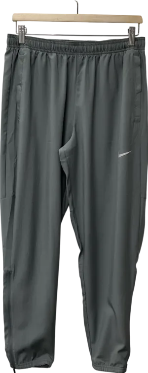 Nike Grey Woven Running Trousers UK M