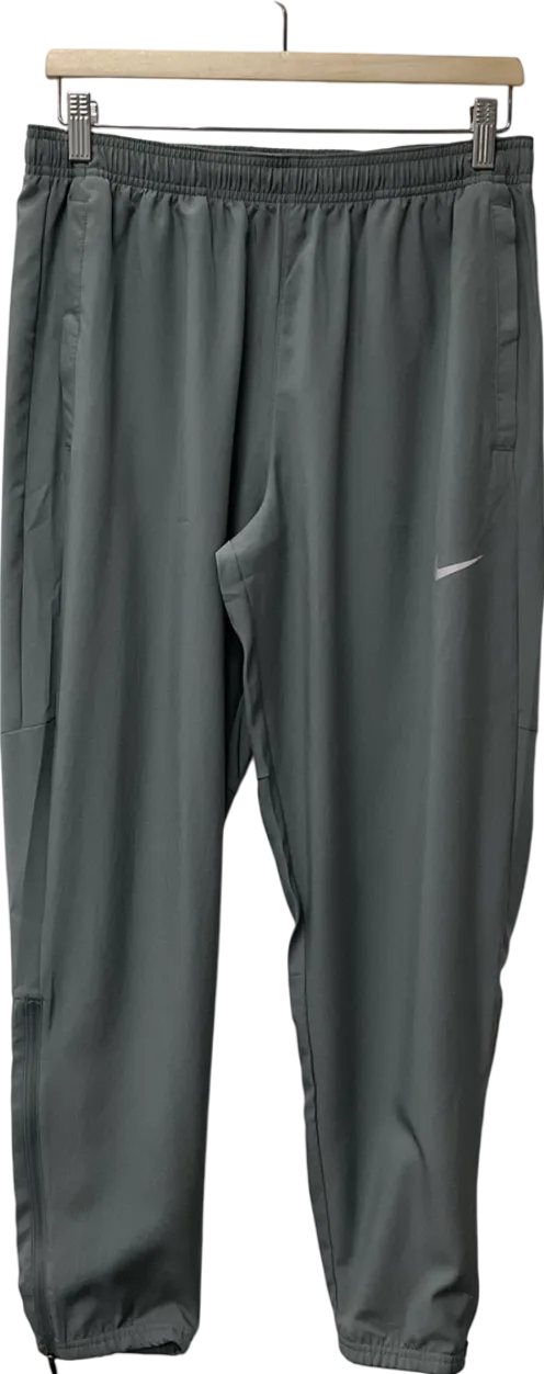 Nike Grey Woven Running Trousers UK M