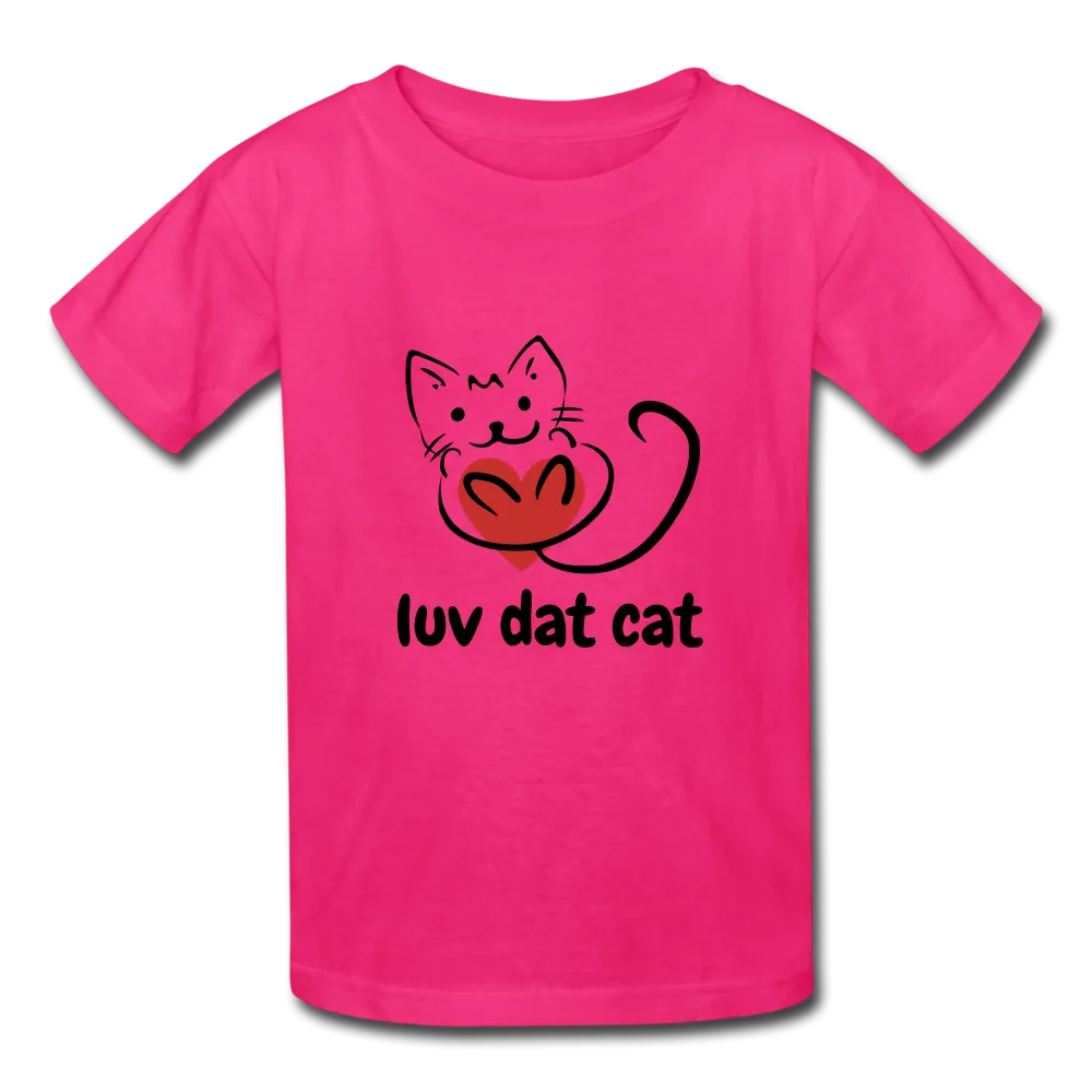 Official Luv Dat Cat Kids' T-Shirt