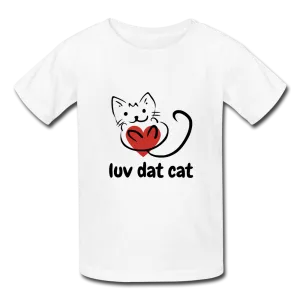 Official Luv Dat Cat Kids' T-Shirt