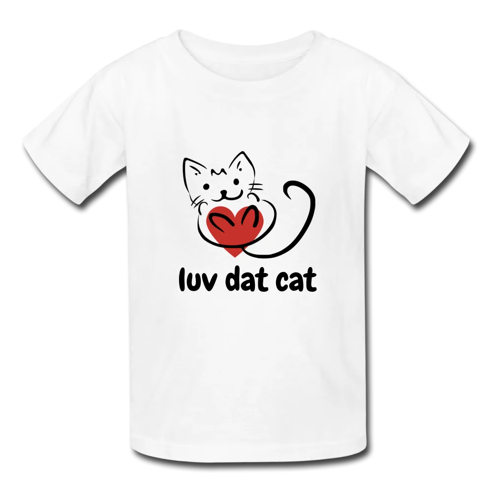 Official Luv Dat Cat Kids' T-Shirt