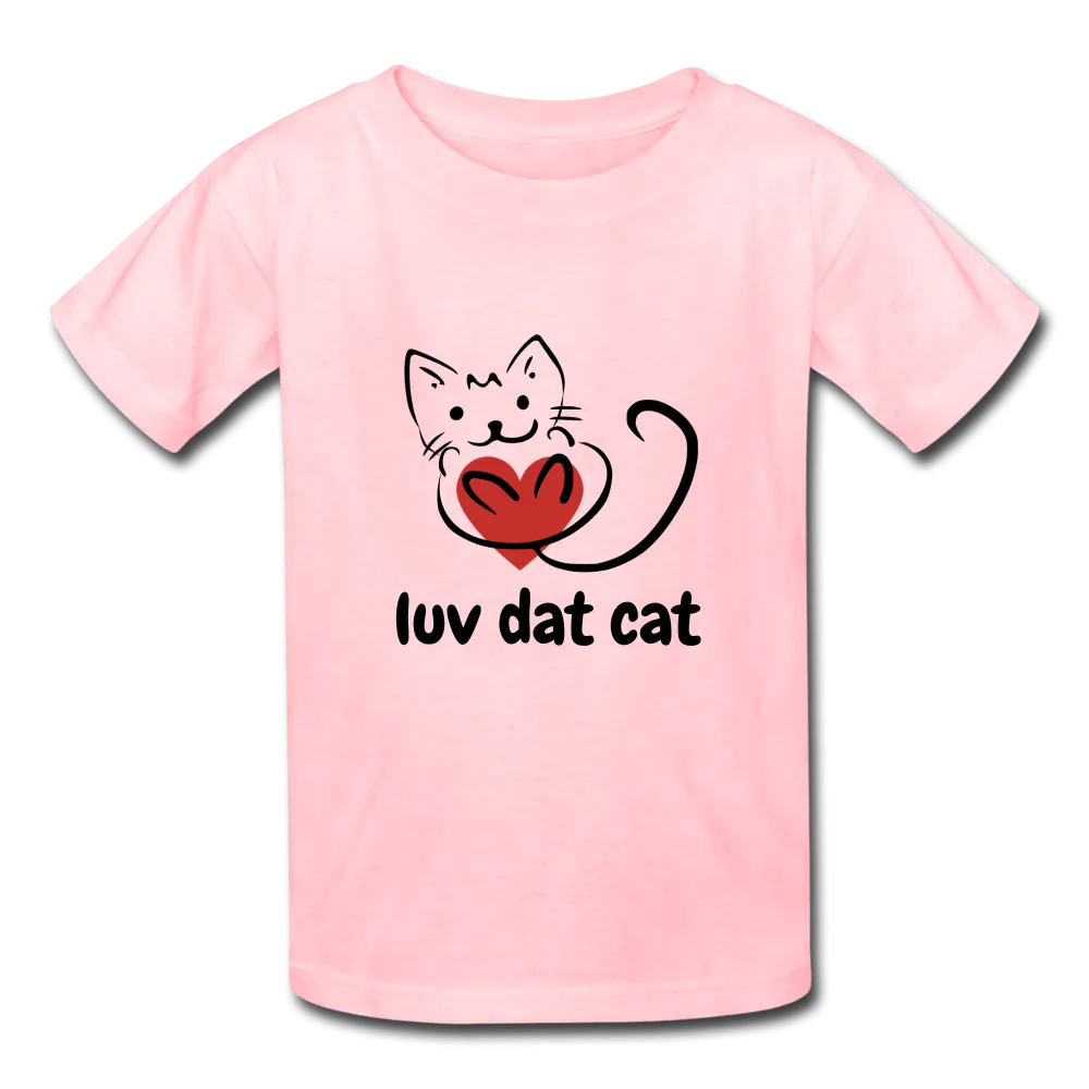 Official Luv Dat Cat Kids' T-Shirt