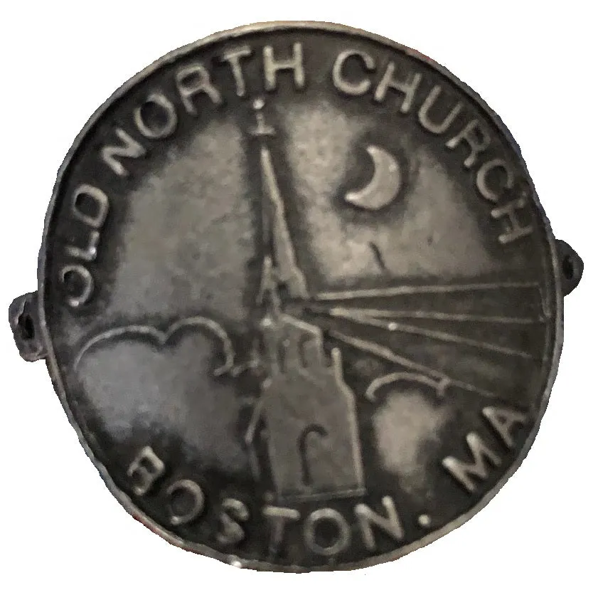 Old North Beacon Hiking Stick Medallion