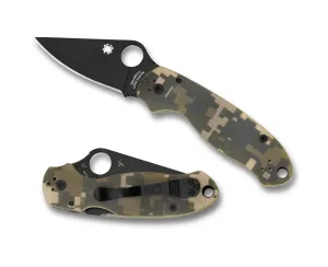 Para™ 3 G-10 Digital Camo Black Blade - PlainEdge