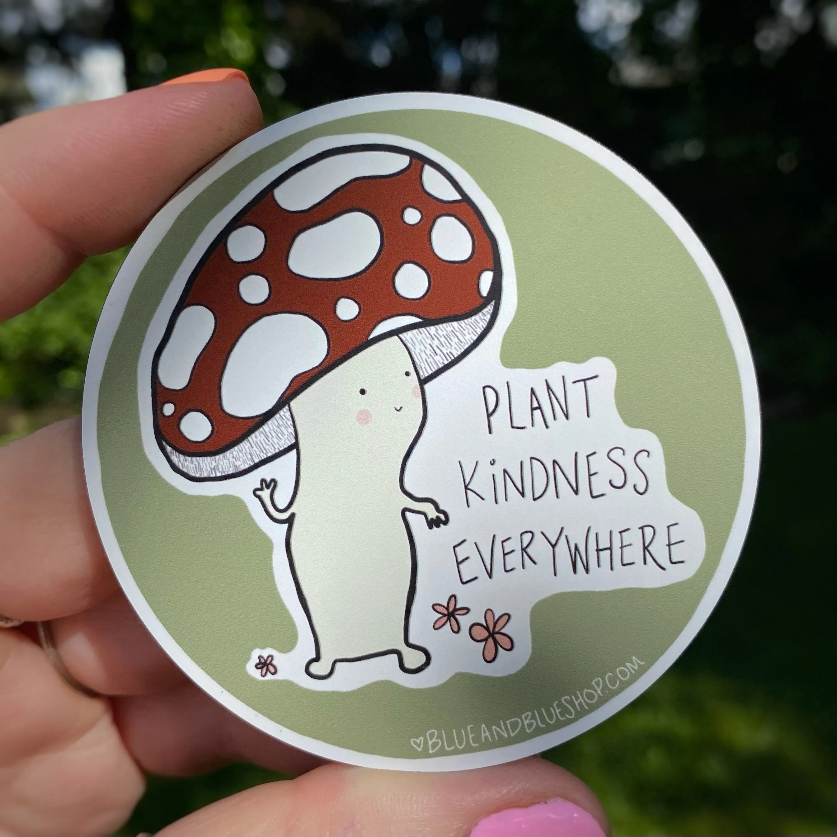 “Plant Kindness Everywhere” 3” Flexible Magnet