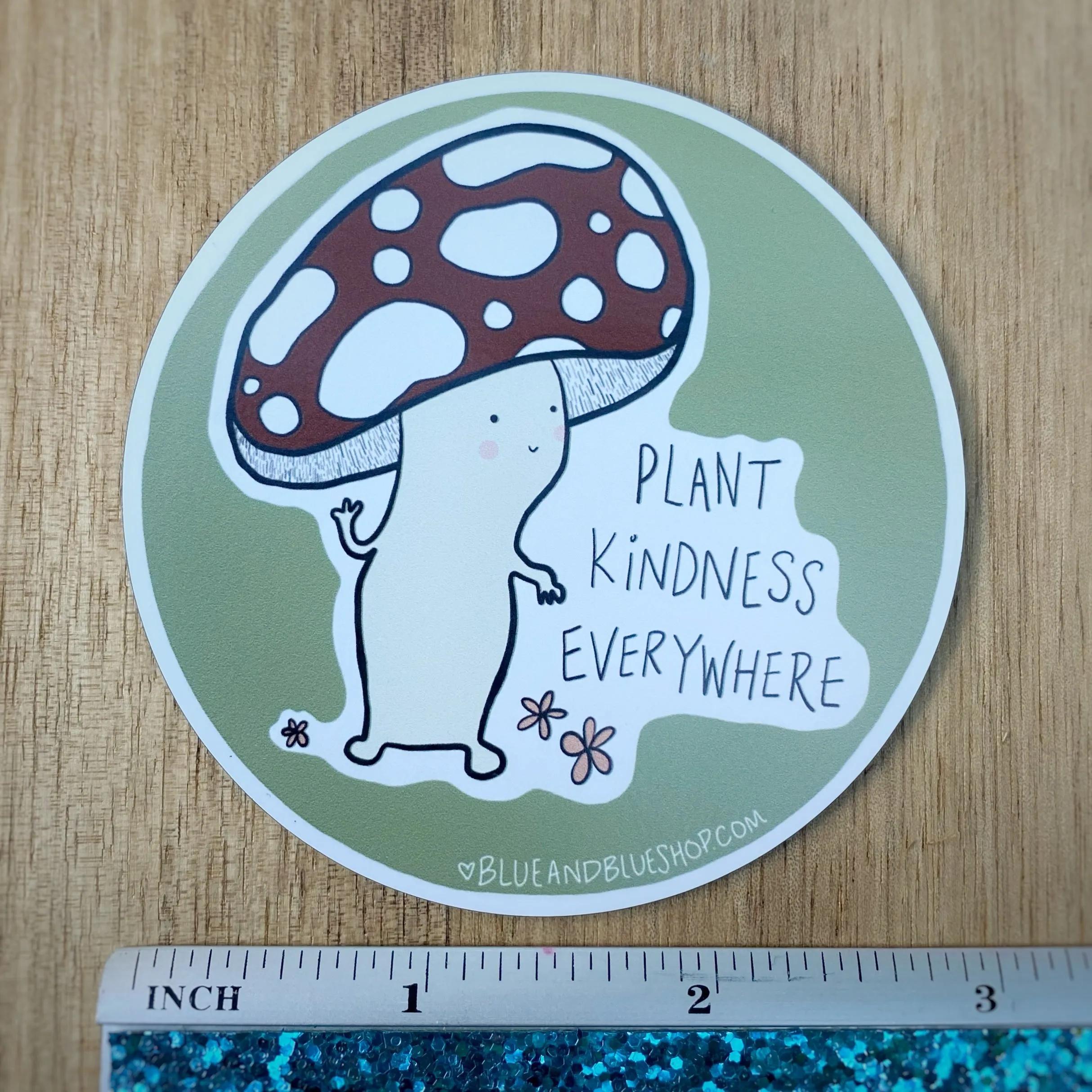 “Plant Kindness Everywhere” 3” Flexible Magnet