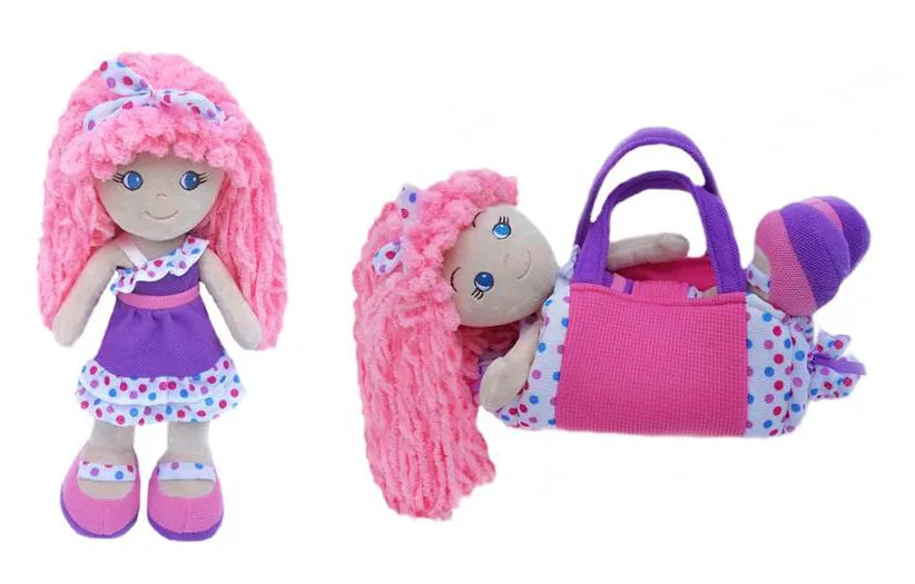 Polka Dot Purse with Leila Ruffles Doll
