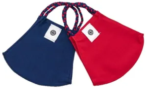 Pom Masks by Pomchies - Solid Navy / Solid Red