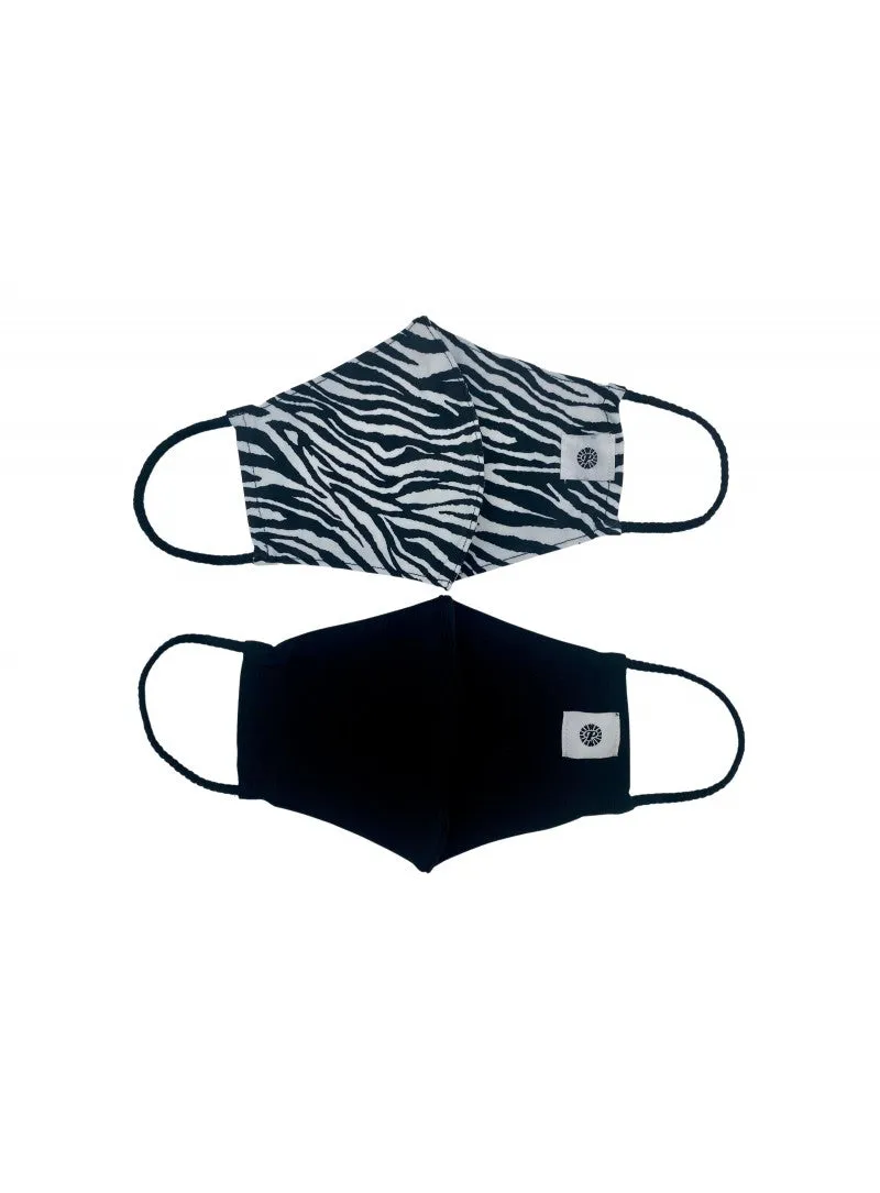 Pom Masks by Pomchies - Zebra / Solid Black