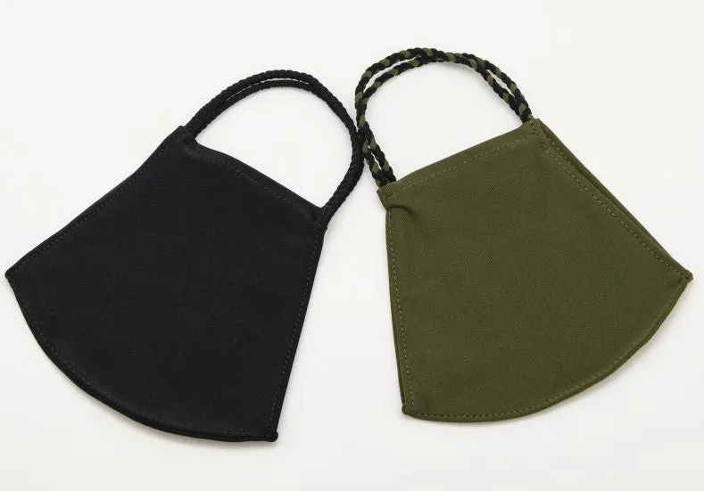 Pom Masks XL by Pomchies - Solid Black / Solid Olive (XLARGE)