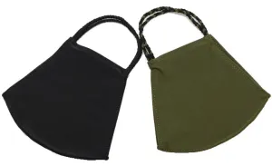 Pom Masks XL by Pomchies - Solid Black / Solid Olive (XLARGE)