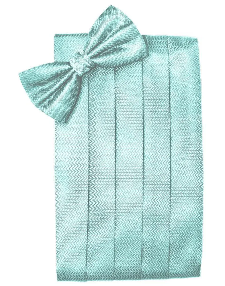 Pool Herringbone Kids Cummerbund