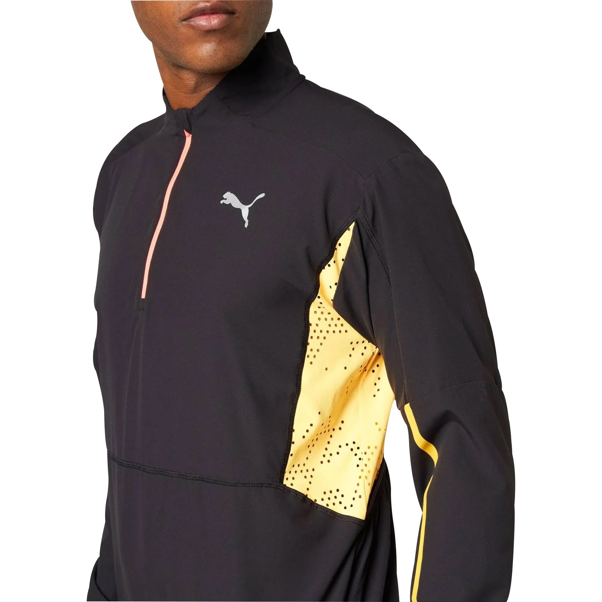 Puma Ultraweave Woven Mens Running Jacket - Black