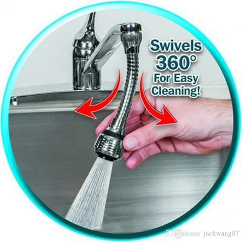 "Faucet Flex" - 360 Degree Faucet Extender With 2 Stream Settings