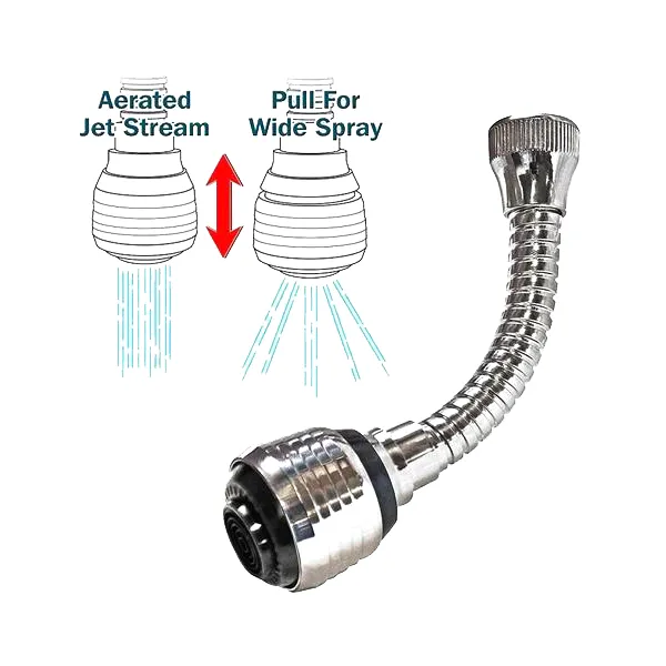 "Faucet Flex" - 360 Degree Faucet Extender With 2 Stream Settings