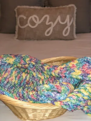 Rainbow Lil' Cozy Throw