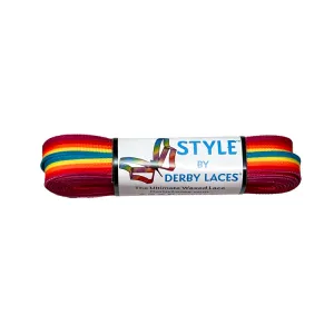 Rainforest Sunset Stripe WAXED LACES
