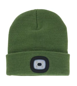 Rechargeable LED Beanie Green