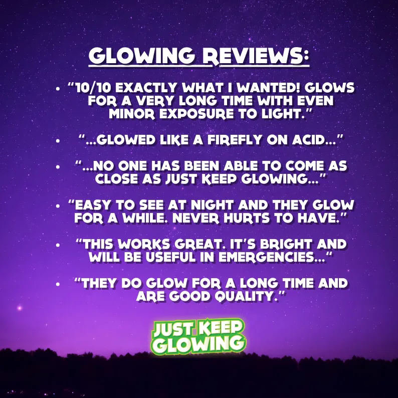Reusable Glow Sticks - Eco-Friendly, Rechargeable & Made in USA