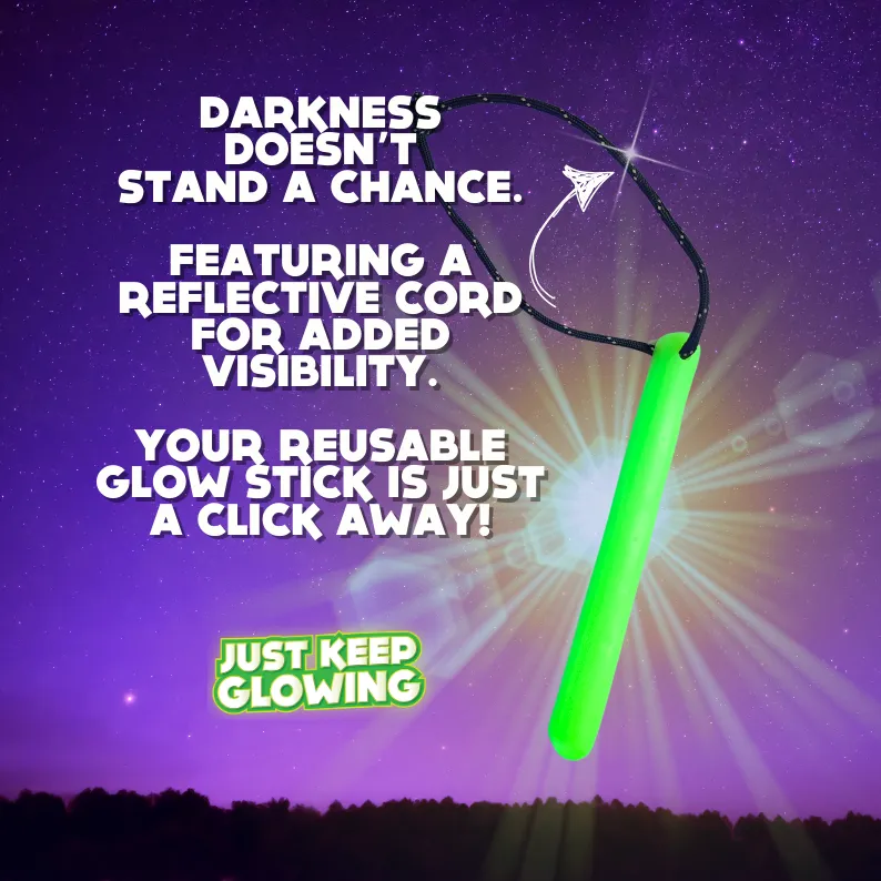 Reusable Glow Sticks - Eco-Friendly, Rechargeable & Made in USA