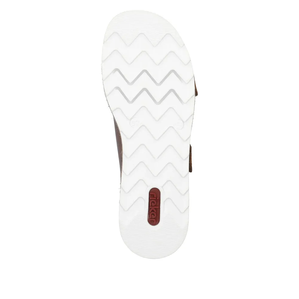 Rieker V7955-24 Ladies Sandals Mahogany